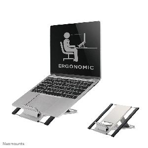 Neomounts by Newstar foldable laptop stand - Silver - 25.4 cm (10") - 55.9 cm (22") - 5 kg - 180 - 270 mm - 0 - 52°
